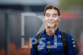 2021-09-04 - RUSSELL George (gbr), Williams Racing F1 FW43B, portrait during the Formula 1 Heineken Dutch Grand Prix 2021, 13th round of the 2021 FIA Formula One World Championship from September 3 to 5, 2021 on the Circuit Zandvoort, in Zandvoort, Netherlands - FORMULA 1 HEINEKEN DUTCH GRAND PRIX 2021, 13TH ROUND OF THE 2021 FIA FORMULA ONE WORLD CHAMPIONSHIP - FORMULA 1 - MOTORS