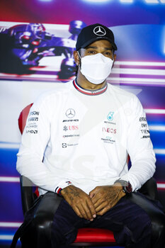 2021-09-04 - HAMILTON Lewis (gbr), Mercedes AMG F1 GP W12 E Performance, portrait, press conference during the Formula 1 Heineken Dutch Grand Prix 2021, 13th round of the 2021 FIA Formula One World Championship from September 3 to 5, 2021 on the Circuit Zandvoort, in Zandvoort, Netherlands - FORMULA 1 HEINEKEN DUTCH GRAND PRIX 2021, 13TH ROUND OF THE 2021 FIA FORMULA ONE WORLD CHAMPIONSHIP - FORMULA 1 - MOTORS