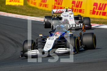 2021-09-05 - 63 RUSSELL George (gbr), Williams Racing F1 FW43B, action during the Formula 1 Heineken Dutch Grand Prix 2021, 13th round of the 2021 FIA Formula One World Championship from September 3 to 5, 2021 on the Circuit Zandvoort, in Zandvoort, Netherlands - FORMULA 1 HEINEKEN DUTCH GRAND PRIX 2021, 13TH ROUND OF THE 2021 FIA FORMULA ONE WORLD CHAMPIONSHIP - FORMULA 1 - MOTORS