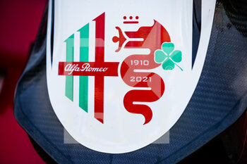 2021-09-09 - Alfa Romeo Racing ORLEN Team, ambiance logo during the Formula 1 Heineken Gran Premio D'italia 2021, Italian Grand Prix, 14th round of the 2021 FIA Formula One World Championship from September 9 to 12, 2021 on the Autodromo Nazionale di Monza, in Monza, Italy - FORMULA 1 HEINEKEN GRAN PREMIO D'ITALIA 2021, ITALIAN GRAND PRIX, 14TH ROUND OF THE 2021 FIA FORMULA ONE WORLD CHAMPIONSHIP - FORMULA 1 - MOTORS