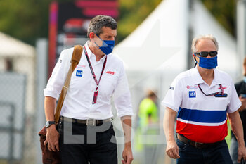 2021-09-10 - HAAS Gene (usa), Founder & Chairman of Haas Automation, portrait STEINER Guenther (ita), Team Principal of Haas F1 team, portrait during the Formula 1 Heineken Gran Premio D'italia 2021, Italian Grand Prix, 14th round of the 2021 FIA Formula One World Championship from September 9 to 12, 2021 on the Autodromo Nazionale di Monza, in Monza, Italy - FORMULA 1 HEINEKEN GRAN PREMIO D'ITALIA 2021, ITALIAN GRAND PRIX, 14TH ROUND OF THE 2021 FIA FORMULA ONE WORLD CHAMPIONSHIP - FORMULA 1 - MOTORS