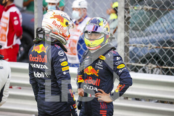 2021-09-10 - VERSTAPPEN Max (ned), Red Bull Racing Honda RB16B, PEREZ Sergio (mex), Red Bull Racing Honda RB16B, portrait during the Formula 1 Heineken Gran Premio D'italia 2021, Italian Grand Prix, 14th round of the 2021 FIA Formula One World Championship from September 9 to 12, 2021 on the Autodromo Nazionale di Monza, in Monza, Italy - FORMULA 1 HEINEKEN GRAN PREMIO D'ITALIA 2021, ITALIAN GRAND PRIX, 14TH ROUND OF THE 2021 FIA FORMULA ONE WORLD CHAMPIONSHIP - FORMULA 1 - MOTORS