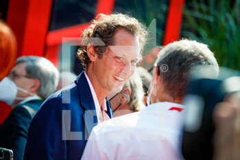 2021-09-12 - Elkann John, Chairman and Chief Executive Officer of EXOR and Chairman of Fiat Chrysler, in the paddock, during the Formula 1 Heineken Gran Premio D'italia 2021, Italian Grand Prix, 14th round of the 2021 FIA Formula One World Championship from September 9 to 12, 2021 on the Autodromo Nazionale di Monza, in Monza, Italy - FORMULA 1 HEINEKEN GRAN PREMIO D'ITALIA 2021, ITALIAN GRAND PRIX, 14TH ROUND OF THE 2021 FIA FORMULA ONE WORLD CHAMPIONSHIP - FORMULA 1 - MOTORS