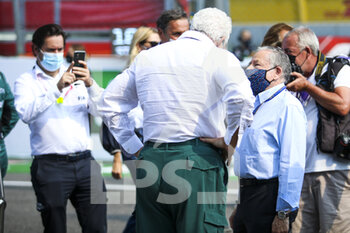 2021-09-12 - TODT Jean (fra), FIA President, STROLL Lawrence (can), Aston Martin F1 owner, portrait on the grid during the Formula 1 Heineken Gran Premio D'italia 2021, Italian Grand Prix, 14th round of the 2021 FIA Formula One World Championship from September 9 to 12, 2021 on the Autodromo Nazionale di Monza, in Monza, Italy - FORMULA 1 HEINEKEN GRAN PREMIO D'ITALIA 2021, ITALIAN GRAND PRIX, 14TH ROUND OF THE 2021 FIA FORMULA ONE WORLD CHAMPIONSHIP - FORMULA 1 - MOTORS