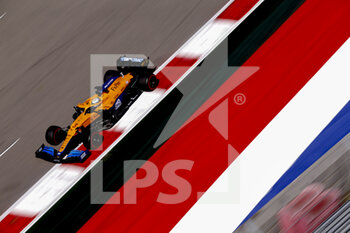 2021-09-23 - 03 RICCIARDO Daniel (aus), McLaren MCL35M, action during the Formula 1 VTB Russian Grand Prix 2021, 15th round of the 2021 FIA Formula One World Championship from September 24 to 26, 2021 on the Sochi Autodrom, in Sochi, Russia - FORMULA 1 VTB RUSSIAN GRAND PRIX 2021, 15TH ROUND OF THE 2021 FIA FORMULA ONE WORLD CHAMPIONSHIP - FORMULA 1 - MOTORS