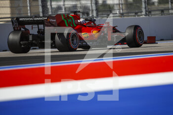 2021-09-24 - 16 LECLERC Charles (mco), Scuderia Ferrari SF21, action during the Formula 1 VTB Russian Grand Prix 2021, 15th round of the 2021 FIA Formula One World Championship from September 24 to 26, 2021 on the Sochi Autodrom, in Sochi, Russia - FORMULA 1 VTB RUSSIAN GRAND PRIX 2021, 15TH ROUND OF THE 2021 FIA FORMULA ONE WORLD CHAMPIONSHIP - FORMULA 1 - MOTORS