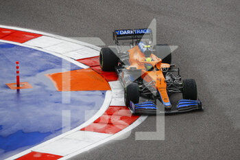 2021-09-25 - 04 NORRIS Lando (gbr), McLaren MCL35M, action during the Formula 1 VTB Russian Grand Prix 2021, 15th round of the 2021 FIA Formula One World Championship from September 24 to 26, 2021 on the Sochi Autodrom, in Sochi, Russia - FORMULA 1 VTB RUSSIAN GRAND PRIX 2021, 15TH ROUND OF THE 2021 FIA FORMULA ONE WORLD CHAMPIONSHIP - FORMULA 1 - MOTORS