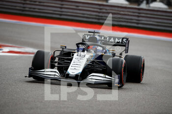 2021-09-25 - 63 RUSSELL George (gbr), Williams Racing F1 FW43B, action during the Formula 1 VTB Russian Grand Prix 2021, 15th round of the 2021 FIA Formula One World Championship from September 24 to 26, 2021 on the Sochi Autodrom, in Sochi, Russia - FORMULA 1 VTB RUSSIAN GRAND PRIX 2021, 15TH ROUND OF THE 2021 FIA FORMULA ONE WORLD CHAMPIONSHIP - FORMULA 1 - MOTORS