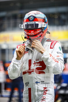 2021-09-26 - RAIKKONEN Kimi (fin), Alfa Romeo Racing ORLEN C41, portrait on the staring grid during the Formula 1 VTB Russian Grand Prix 2021, 15th round of the 2021 FIA Formula One World Championship from September 24 to 26, 2021 on the Sochi Autodrom, in Sochi, Russia - FORMULA 1 VTB RUSSIAN GRAND PRIX 2021, 15TH ROUND OF THE 2021 FIA FORMULA ONE WORLD CHAMPIONSHIP - FORMULA 1 - MOTORS