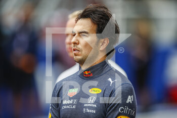 2021-09-26 - PEREZ Sergio (mex), Red Bull Racing Honda RB16B, portrait during the Formula 1 VTB Russian Grand Prix 2021, 15th round of the 2021 FIA Formula One World Championship from September 24 to 26, 2021 on the Sochi Autodrom, in Sochi, Russia - FORMULA 1 VTB RUSSIAN GRAND PRIX 2021, 15TH ROUND OF THE 2021 FIA FORMULA ONE WORLD CHAMPIONSHIP - FORMULA 1 - MOTORS