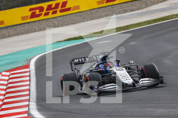 2021-10-09 - 63 RUSSELL George (gbr), Williams Racing F1 FW43B, action during the Formula 1 Rolex Turkish Grand Prix 2021, 16th round of the 2021 FIA Formula One World Championship from October 8 to 10, 2021 on the Istanbul Park, in Tuzla, Turkey - FORMULA 1 ROLEX TURKISH GRAND PRIX 2021, 16TH ROUND OF THE 2021 FIA FORMULA ONE WORLD CHAMPIONSHIP - FORMULA 1 - MOTORS