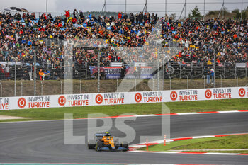 2021-10-09 - 04 NORRIS Lando (gbr), McLaren MCL35M, action during the Formula 1 Rolex Turkish Grand Prix 2021, 16th round of the 2021 FIA Formula One World Championship from October 8 to 10, 2021 on the Istanbul Park, in Tuzla, Turkey - FORMULA 1 ROLEX TURKISH GRAND PRIX 2021, 16TH ROUND OF THE 2021 FIA FORMULA ONE WORLD CHAMPIONSHIP - FORMULA 1 - MOTORS