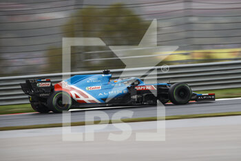 2021-10-10 - 14 ALONSO Fernando (spa), Alpine F1 A521, action during the Formula 1 Rolex Turkish Grand Prix 2021, 16th round of the 2021 FIA Formula One World Championship from October 8 to 10, 2021 on the Istanbul Park, in Tuzla, Turkey - FORMULA 1 ROLEX TURKISH GRAND PRIX 2021, 16TH ROUND OF THE 2021 FIA FORMULA ONE WORLD CHAMPIONSHIP - FORMULA 1 - MOTORS