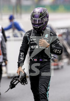 2021-10-10 - HAMILTON Lewis (gbr), Mercedes AMG F1 GP W12 E Performance, portrait during the Formula 1 Rolex Turkish Grand Prix 2021, 16th round of the 2021 FIA Formula One World Championship from October 8 to 10, 2021 on the Istanbul Park, in Tuzla, Turkey - FORMULA 1 ROLEX TURKISH GRAND PRIX 2021, 16TH ROUND OF THE 2021 FIA FORMULA ONE WORLD CHAMPIONSHIP - FORMULA 1 - MOTORS