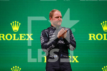 2021-10-10 - BOTTAS Valtteri (fin), Mercedes AMG F1 GP W12 E Performance, portrait, podium during the Formula 1 Rolex Turkish Grand Prix 2021, 16th round of the 2021 FIA Formula One World Championship from October 8 to 10, 2021 on the Istanbul Park, in Tuzla, Turkey - FORMULA 1 ROLEX TURKISH GRAND PRIX 2021, 16TH ROUND OF THE 2021 FIA FORMULA ONE WORLD CHAMPIONSHIP - FORMULA 1 - MOTORS