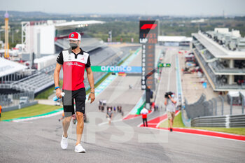 2021-10-21 - GIOVINAZZI Antonio (ita), Alfa Romeo Racing ORLEN C41, portrait trackwalk during the Formula 1 Aramco United States Grand Prix 2021, 17th round of the 2021 FIA Formula One World Championship from October 21 to 24, 2021 on the Circuit of the Americas, in Austin, Texas, United States of American - FORMULA 1 ARAMCO UNITED STATES GRAND PRIX 2021, 17TH ROUND OF THE 2021 FIA FORMULA ONE WORLD CHAMPIONSHIP - FORMULA 1 - MOTORS
