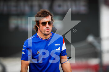 2021-10-21 - trackwalk ALONSO Fernando (spa), Alpine F1 A521, portrait during the Formula 1 Aramco United States Grand Prix 2021, 17th round of the 2021 FIA Formula One World Championship from October 21 to 24, 2021 on the Circuit of the Americas, in Austin, Texas, United States of American - FORMULA 1 ARAMCO UNITED STATES GRAND PRIX 2021, 17TH ROUND OF THE 2021 FIA FORMULA ONE WORLD CHAMPIONSHIP - FORMULA 1 - MOTORS