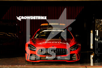 2021-10-21 - Mercedes AMG safety car, during the Formula 1 Aramco United States Grand Prix 2021, 17th round of the 2021 FIA Formula One World Championship from October 21 to 24, 2021 on the Circuit of the Americas, in Austin, Texas, United States of American - FORMULA 1 ARAMCO UNITED STATES GRAND PRIX 2021, 17TH ROUND OF THE 2021 FIA FORMULA ONE WORLD CHAMPIONSHIP - FORMULA 1 - MOTORS