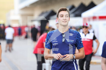 2021-10-21 - RUSSELL George (gbr), Williams Racing F1 FW43B, portrait during the Formula 1 Aramco United States Grand Prix 2021, 17th round of the 2021 FIA Formula One World Championship from October 21 to 24, 2021 on the Circuit of the Americas, in Austin, Texas, United States of American - FORMULA 1 ARAMCO UNITED STATES GRAND PRIX 2021, 17TH ROUND OF THE 2021 FIA FORMULA ONE WORLD CHAMPIONSHIP - FORMULA 1 - MOTORS
