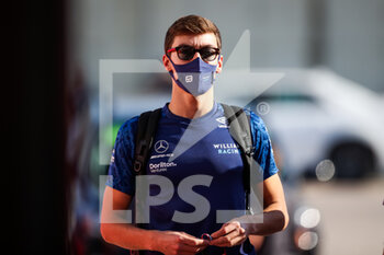 2021-10-22 - RUSSELL George (gbr), Williams Racing F1 FW43B, portrait during the Formula 1 Aramco United States Grand Prix 2021, 17th round of the 2021 FIA Formula One World Championship from October 21 to 24, 2021 on the Circuit of the Americas, in Austin, Texas, United States of American - FORMULA 1 ARAMCO UNITED STATES GRAND PRIX 2021, 17TH ROUND OF THE 2021 FIA FORMULA ONE WORLD CHAMPIONSHIP - FORMULA 1 - MOTORS