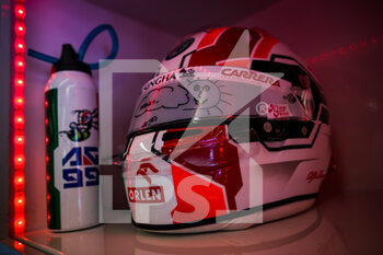 2021-10-22 - GIOVINAZZI Antonio (ita), Alfa Romeo Racing ORLEN C41, portrait helmet, casque, during the Formula 1 Aramco United States Grand Prix 2021, 17th round of the 2021 FIA Formula One World Championship from October 21 to 24, 2021 on the Circuit of the Americas, in Austin, Texas, United States of American - FORMULA 1 ARAMCO UNITED STATES GRAND PRIX 2021, 17TH ROUND OF THE 2021 FIA FORMULA ONE WORLD CHAMPIONSHIP - FORMULA 1 - MOTORS