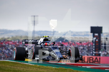 2021-10-22 - 10 GASLY Pierre (fra), Scuderia AlphaTauri Honda AT02, action during the Formula 1 Aramco United States Grand Prix 2021, 17th round of the 2021 FIA Formula One World Championship from October 21 to 24, 2021 on the Circuit of the Americas, in Austin, Texas, United States of American - FORMULA 1 ARAMCO UNITED STATES GRAND PRIX 2021, 17TH ROUND OF THE 2021 FIA FORMULA ONE WORLD CHAMPIONSHIP - FORMULA 1 - MOTORS
