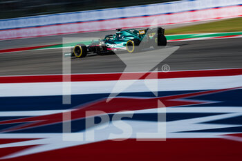 2021-10-22 - STROLL Lance (can), Aston Martin F1 AMR21, action during the Formula 1 Aramco United States Grand Prix 2021, 17th round of the 2021 FIA Formula One World Championship from October 21 to 24, 2021 on the Circuit of the Americas, in Austin, Texas, United States of American - FORMULA 1 ARAMCO UNITED STATES GRAND PRIX 2021, 17TH ROUND OF THE 2021 FIA FORMULA ONE WORLD CHAMPIONSHIP - FORMULA 1 - MOTORS