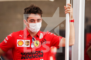 2021-10-23 - LECLERC Charles (mco), Scuderia Ferrari SF21, portrait during the Formula 1 Aramco United States Grand Prix 2021, 17th round of the 2021 FIA Formula One World Championship from October 21 to 24, 2021 on the Circuit of the Americas, in Austin, Texas, United States of American - FORMULA 1 ARAMCO UNITED STATES GRAND PRIX 2021, 17TH ROUND OF THE 2021 FIA FORMULA ONE WORLD CHAMPIONSHIP - FORMULA 1 - MOTORS