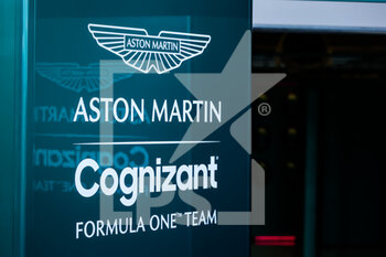 2021-10-23 - Aston Martin F1 AMR21, logo illustration during the Formula 1 Aramco United States Grand Prix 2021, 17th round of the 2021 FIA Formula One World Championship from October 21 to 24, 2021 on the Circuit of the Americas, in Austin, Texas, United States of American - FORMULA 1 ARAMCO UNITED STATES GRAND PRIX 2021, 17TH ROUND OF THE 2021 FIA FORMULA ONE WORLD CHAMPIONSHIP - FORMULA 1 - MOTORS