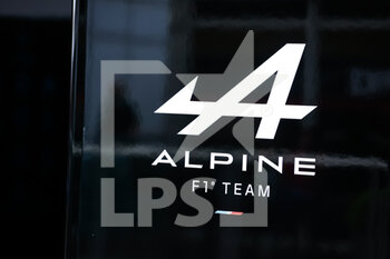 2021-10-23 - Alpine F1 A521, logo illustration during the Formula 1 Aramco United States Grand Prix 2021, 17th round of the 2021 FIA Formula One World Championship from October 21 to 24, 2021 on the Circuit of the Americas, in Austin, Texas, United States of American - FORMULA 1 ARAMCO UNITED STATES GRAND PRIX 2021, 17TH ROUND OF THE 2021 FIA FORMULA ONE WORLD CHAMPIONSHIP - FORMULA 1 - MOTORS