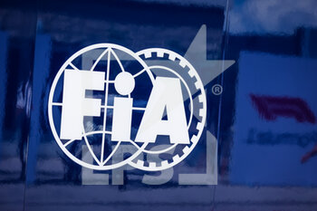 2021-10-23 - FIA logo, illustration during the Formula 1 Aramco United States Grand Prix 2021, 17th round of the 2021 FIA Formula One World Championship from October 21 to 24, 2021 on the Circuit of the Americas, in Austin, Texas, United States of American - FORMULA 1 ARAMCO UNITED STATES GRAND PRIX 2021, 17TH ROUND OF THE 2021 FIA FORMULA ONE WORLD CHAMPIONSHIP - FORMULA 1 - MOTORS