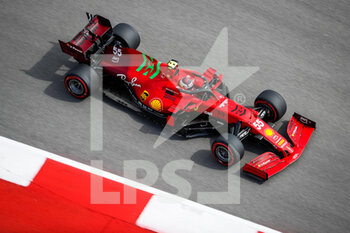 2021-10-23 - 55 SAINZ Carlos (spa), Scuderia Ferrari SF21, action during the Formula 1 Aramco United States Grand Prix 2021, 17th round of the 2021 FIA Formula One World Championship from October 21 to 24, 2021 on the Circuit of the Americas, in Austin, Texas, United States of American - FORMULA 1 ARAMCO UNITED STATES GRAND PRIX 2021, 17TH ROUND OF THE 2021 FIA FORMULA ONE WORLD CHAMPIONSHIP - FORMULA 1 - MOTORS