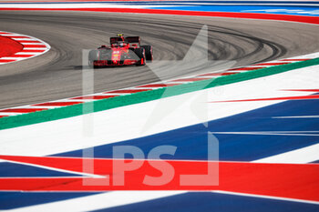 2021-10-23 - 55 SAINZ Carlos (spa), Scuderia Ferrari SF21, action during the Formula 1 Aramco United States Grand Prix 2021, 17th round of the 2021 FIA Formula One World Championship from October 21 to 24, 2021 on the Circuit of the Americas, in Austin, Texas, United States of American - FORMULA 1 ARAMCO UNITED STATES GRAND PRIX 2021, 17TH ROUND OF THE 2021 FIA FORMULA ONE WORLD CHAMPIONSHIP - FORMULA 1 - MOTORS