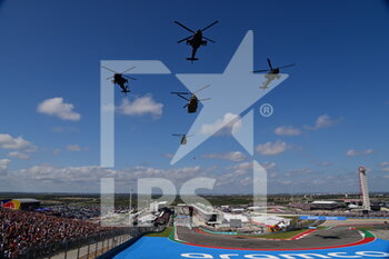 2021-10-24 - aerial show during the Formula 1 Aramco United States Grand Prix 2021, 17th round of the 2021 FIA Formula One World Championship from October 21 to 24, 2021 on the Circuit of the Americas, in Austin, Texas, United States of American - FORMULA 1 ARAMCO UNITED STATES GRAND PRIX 2021, 17TH ROUND OF THE 2021 FIA FORMULA ONE WORLD CHAMPIONSHIP - FORMULA 1 - MOTORS