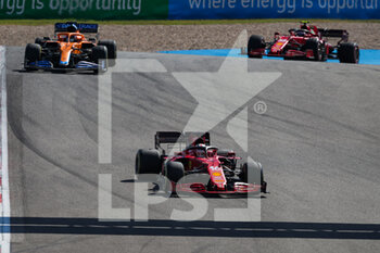 2021-10-24 - 16 LECLERC Charles (mco), Scuderia Ferrari SF21, 03 RICCIARDO Daniel (aus), McLaren MCL35M, action during the Formula 1 Aramco United States Grand Prix 2021, 17th round of the 2021 FIA Formula One World Championship from October 21 to 24, 2021 on the Circuit of the Americas, in Austin, Texas, United States of American - FORMULA 1 ARAMCO UNITED STATES GRAND PRIX 2021, 17TH ROUND OF THE 2021 FIA FORMULA ONE WORLD CHAMPIONSHIP - FORMULA 1 - MOTORS