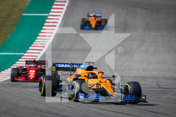 2021-10-24 - 03 RICCIARDO Daniel (aus), McLaren MCL35M, action during the Formula 1 Aramco United States Grand Prix 2021, 17th round of the 2021 FIA Formula One World Championship from October 21 to 24, 2021 on the Circuit of the Americas, in Austin, Texas, United States of American - FORMULA 1 ARAMCO UNITED STATES GRAND PRIX 2021, 17TH ROUND OF THE 2021 FIA FORMULA ONE WORLD CHAMPIONSHIP - FORMULA 1 - MOTORS