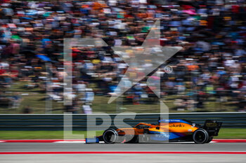 2021-10-24 - 03 RICCIARDO Daniel (aus), McLaren MCL35M, action during the Formula 1 Aramco United States Grand Prix 2021, 17th round of the 2021 FIA Formula One World Championship from October 21 to 24, 2021 on the Circuit of the Americas, in Austin, Texas, United States of American - FORMULA 1 ARAMCO UNITED STATES GRAND PRIX 2021, 17TH ROUND OF THE 2021 FIA FORMULA ONE WORLD CHAMPIONSHIP - FORMULA 1 - MOTORS