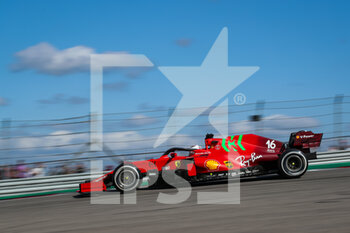 2021-10-24 - 16 LECLERC Charles (mco), Scuderia Ferrari SF21, action during the Formula 1 Aramco United States Grand Prix 2021, 17th round of the 2021 FIA Formula One World Championship from October 21 to 24, 2021 on the Circuit of the Americas, in Austin, Texas, United States of American - FORMULA 1 ARAMCO UNITED STATES GRAND PRIX 2021, 17TH ROUND OF THE 2021 FIA FORMULA ONE WORLD CHAMPIONSHIP - FORMULA 1 - MOTORS