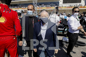 2021-10-24 - TODT Jean (fra), FIA President, portrait during the Formula 1 Aramco United States Grand Prix 2021, 17th round of the 2021 FIA Formula One World Championship from October 21 to 24, 2021 on the Circuit of the Americas, in Austin, Texas, United States of American - FORMULA 1 ARAMCO UNITED STATES GRAND PRIX 2021, 17TH ROUND OF THE 2021 FIA FORMULA ONE WORLD CHAMPIONSHIP - FORMULA 1 - MOTORS