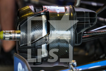 2021-11-04 - Braking system of the McLaren MCL35M, mechanical detail during the Formula 1 Gran Premio De La Ciudad De Mexico 2021, Mexico City Grand Prix, 18th round of the 2021 FIA Formula One World Championship from November 5 to 7, 2021 on the Autodromo Hermanos Rodriguez, in Mexico City, Mexico - FORMULA 1 GRAN PREMIO DE LA CIUDAD DE MEXICO 2021, MEXICO CITY GRAND PRIX, 18TH ROUND OF THE 2021 FIA FORMULA ONE WORLD CHAMPIONSHIP - FORMULA 1 - MOTORS