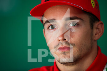 2021-11-18 - LECLERC Charles (mco), Scuderia Ferrari SF21, portrait during the Formula 1 Ooredoo Qatar Grand Prix 2021, 20th round of the 2021 FIA Formula One World Championship from November 19 to 21, 2021 on the Losail International Circuit, in Lusail, Qatar - FORMULA 1 OOREDOO QATAR GRAND PRIX 2021, 20TH ROUND OF THE 2021 FIA FORMULA ONE WORLD CHAMPIONSHIP - FORMULA 1 - MOTORS