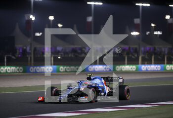 2021-11-19 - 31 OCON Esteban (fra), Alpine F1 A521, action during the Formula 1 Ooredoo Qatar Grand Prix 2021, 20th round of the 2021 FIA Formula One World Championship from November 19 to 21, 2021 on the Losail International Circuit, in Lusail, Qatar - FORMULA 1 OOREDOO QATAR GRAND PRIX 2021, 20TH ROUND OF THE 2021 FIA FORMULA ONE WORLD CHAMPIONSHIP - FORMULA 1 - MOTORS
