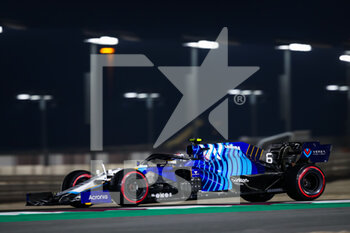 2021-11-19 - 06 LATIFI Nicholas (can), Williams Racing F1 FW43B, action during the Formula 1 Ooredoo Qatar Grand Prix 2021, 20th round of the 2021 FIA Formula One World Championship from November 19 to 21, 2021 on the Losail International Circuit, in Lusail, Qatar - FORMULA 1 OOREDOO QATAR GRAND PRIX 2021, 20TH ROUND OF THE 2021 FIA FORMULA ONE WORLD CHAMPIONSHIP - FORMULA 1 - MOTORS