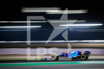 2021-11-19 - 63 RUSSELL George (gbr), Williams Racing F1 FW43B, action during the Formula 1 Ooredoo Qatar Grand Prix 2021, 20th round of the 2021 FIA Formula One World Championship from November 19 to 21, 2021 on the Losail International Circuit, in Lusail, Qatar - FORMULA 1 OOREDOO QATAR GRAND PRIX 2021, 20TH ROUND OF THE 2021 FIA FORMULA ONE WORLD CHAMPIONSHIP - FORMULA 1 - MOTORS