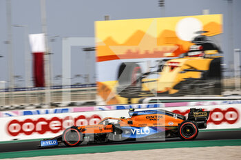 2021-11-20 - 04 NORRIS Lando (gbr), McLaren MCL35M, action during the Formula 1 Ooredoo Qatar Grand Prix 2021, 20th round of the 2021 FIA Formula One World Championship from November 19 to 21, 2021 on the Losail International Circuit, in Lusail, Qatar - FORMULA 1 OOREDOO QATAR GRAND PRIX 2021, 20TH ROUND OF THE 2021 FIA FORMULA ONE WORLD CHAMPIONSHIP - FORMULA 1 - MOTORS