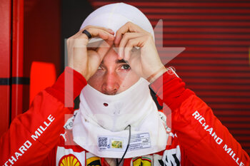 2021-11-20 - LECLERC Charles (mco), Scuderia Ferrari SF21, portrait during the Formula 1 Ooredoo Qatar Grand Prix 2021, 20th round of the 2021 FIA Formula One World Championship from November 19 to 21, 2021 on the Losail International Circuit, in Lusail, Qatar - FORMULA 1 OOREDOO QATAR GRAND PRIX 2021, 20TH ROUND OF THE 2021 FIA FORMULA ONE WORLD CHAMPIONSHIP - FORMULA 1 - MOTORS