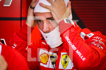 2021-11-20 - LECLERC Charles (mco), Scuderia Ferrari SF21, portrait during the Formula 1 Ooredoo Qatar Grand Prix 2021, 20th round of the 2021 FIA Formula One World Championship from November 19 to 21, 2021 on the Losail International Circuit, in Lusail, Qatar - FORMULA 1 OOREDOO QATAR GRAND PRIX 2021, 20TH ROUND OF THE 2021 FIA FORMULA ONE WORLD CHAMPIONSHIP - FORMULA 1 - MOTORS
