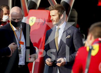 2021-11-21 - BECKHAM David, former football player, portrait during the Formula 1 Ooredoo Qatar Grand Prix 2021, 20th round of the 2021 FIA Formula One World Championship from November 19 to 21, 2021 on the Losail International Circuit, in Lusail, Qatar - FORMULA 1 OOREDOO QATAR GRAND PRIX 2021, 20TH ROUND OF THE 2021 FIA FORMULA ONE WORLD CHAMPIONSHIP - FORMULA 1 - MOTORS