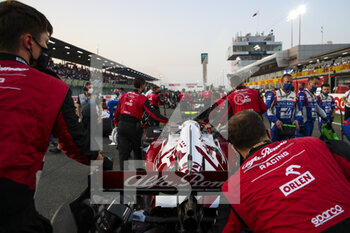 2021-11-21 - 99 GIOVINAZZI Antonio (ita), Alfa Romeo Racing ORLEN C41 on the grid during the Formula 1 Ooredoo Qatar Grand Prix 2021, 20th round of the 2021 FIA Formula One World Championship from November 19 to 21, 2021 on the Losail International Circuit, in Lusail, Qatar - FORMULA 1 OOREDOO QATAR GRAND PRIX 2021, 20TH ROUND OF THE 2021 FIA FORMULA ONE WORLD CHAMPIONSHIP - FORMULA 1 - MOTORS