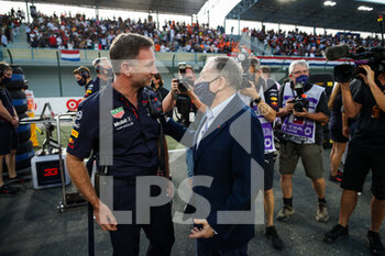 2021-11-21 - HORNER Christian (gbr), Team Principal of Red Bull Racing, TODT Jean (fra), FIA President, portrait during the Formula 1 Ooredoo Qatar Grand Prix 2021, 20th round of the 2021 FIA Formula One World Championship from November 19 to 21, 2021 on the Losail International Circuit, in Lusail, Qatar - FORMULA 1 OOREDOO QATAR GRAND PRIX 2021, 20TH ROUND OF THE 2021 FIA FORMULA ONE WORLD CHAMPIONSHIP - FORMULA 1 - MOTORS